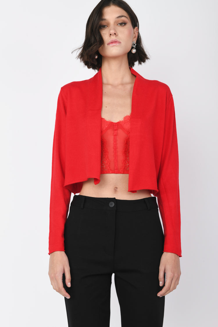 Cropped cardigan