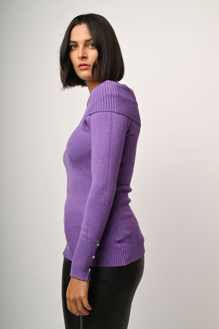 Off-the-shoulder sweater