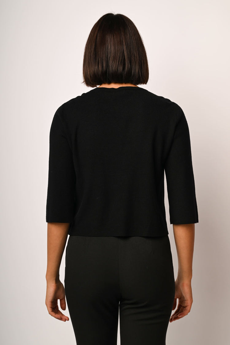 Rhinestone-embellished sweater