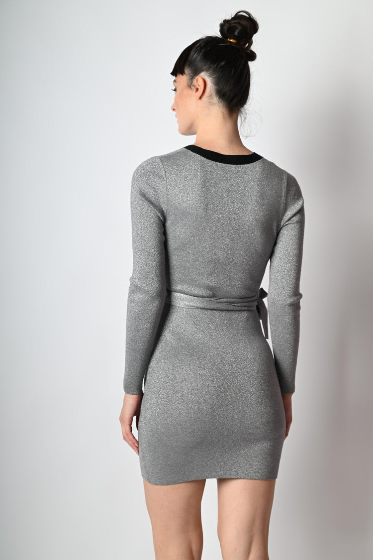 Contrast edges mini dress