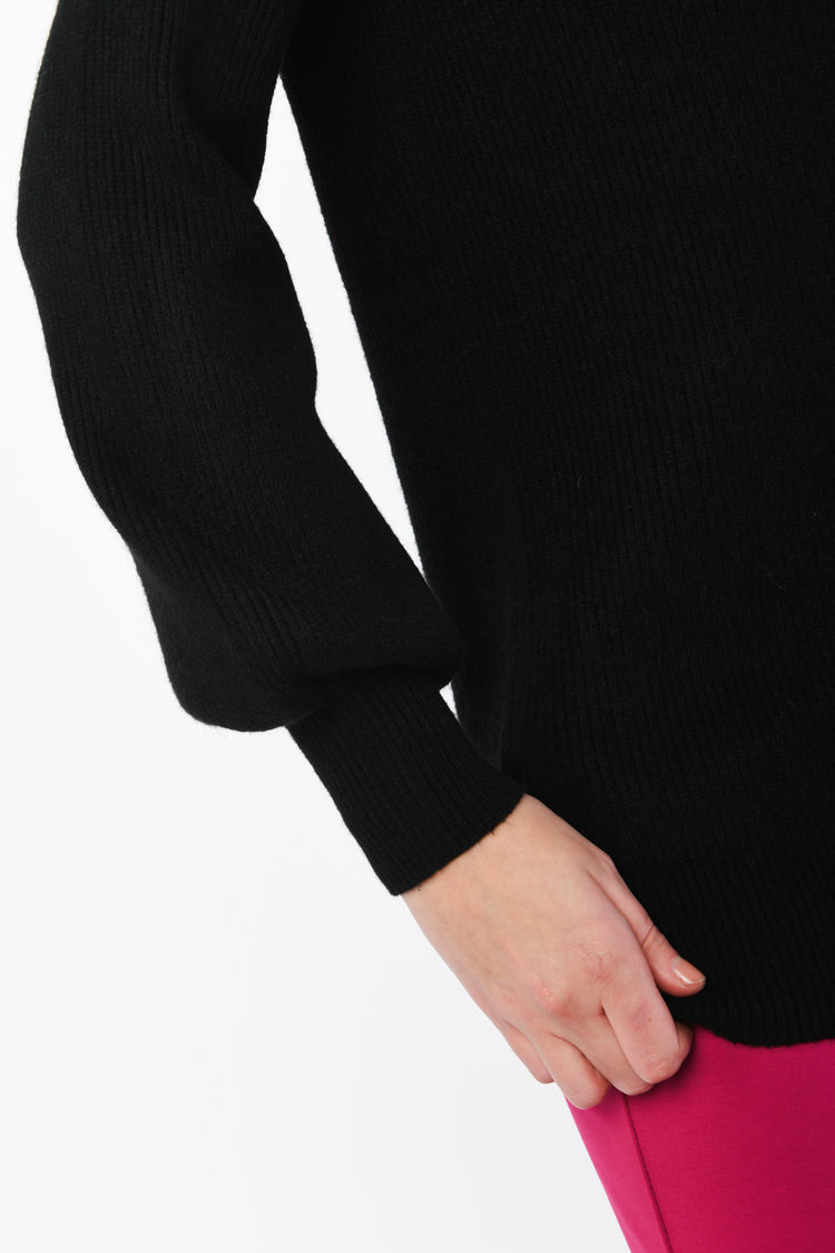 Rib-knit oversized cardigan