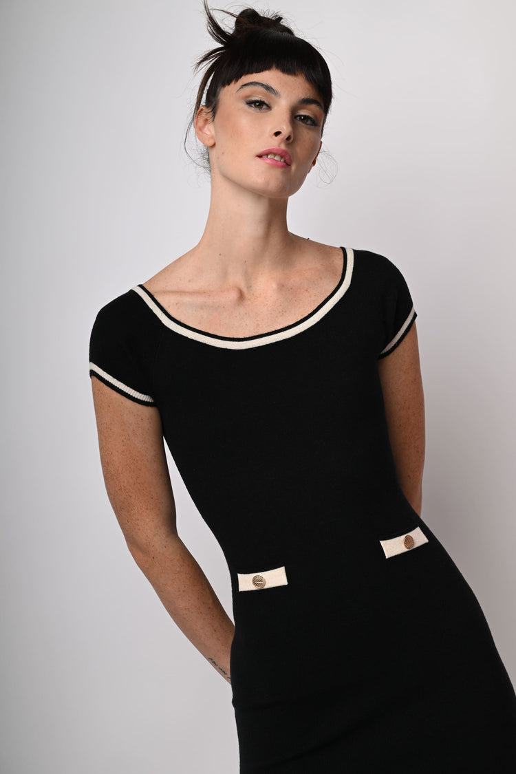Knit mini dress