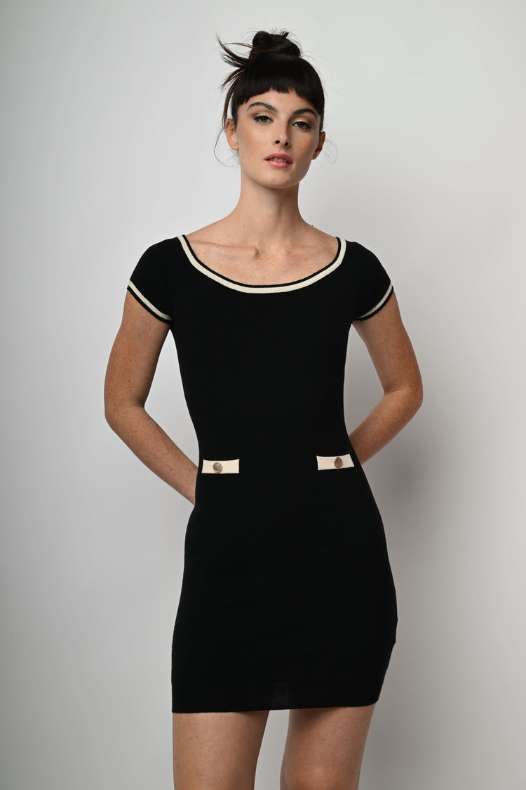 Knit mini dress