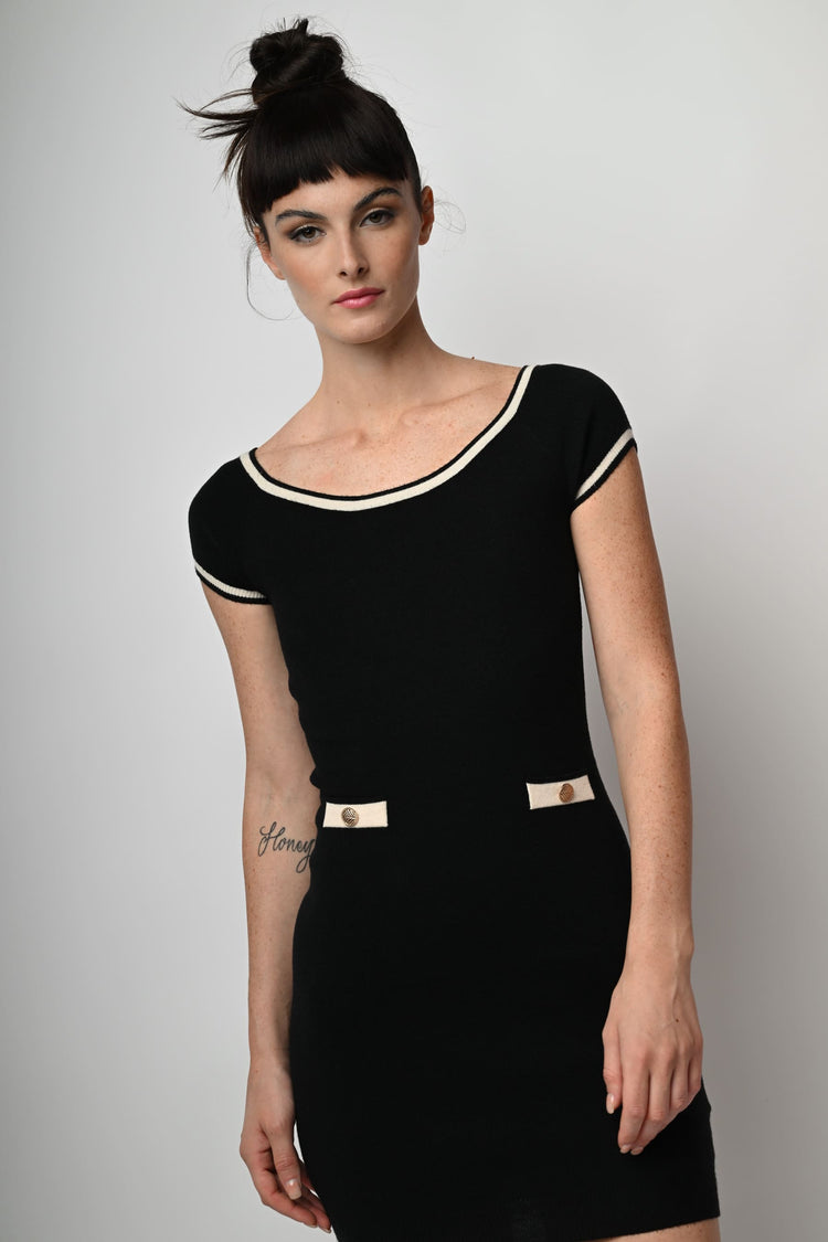 Knit mini dress