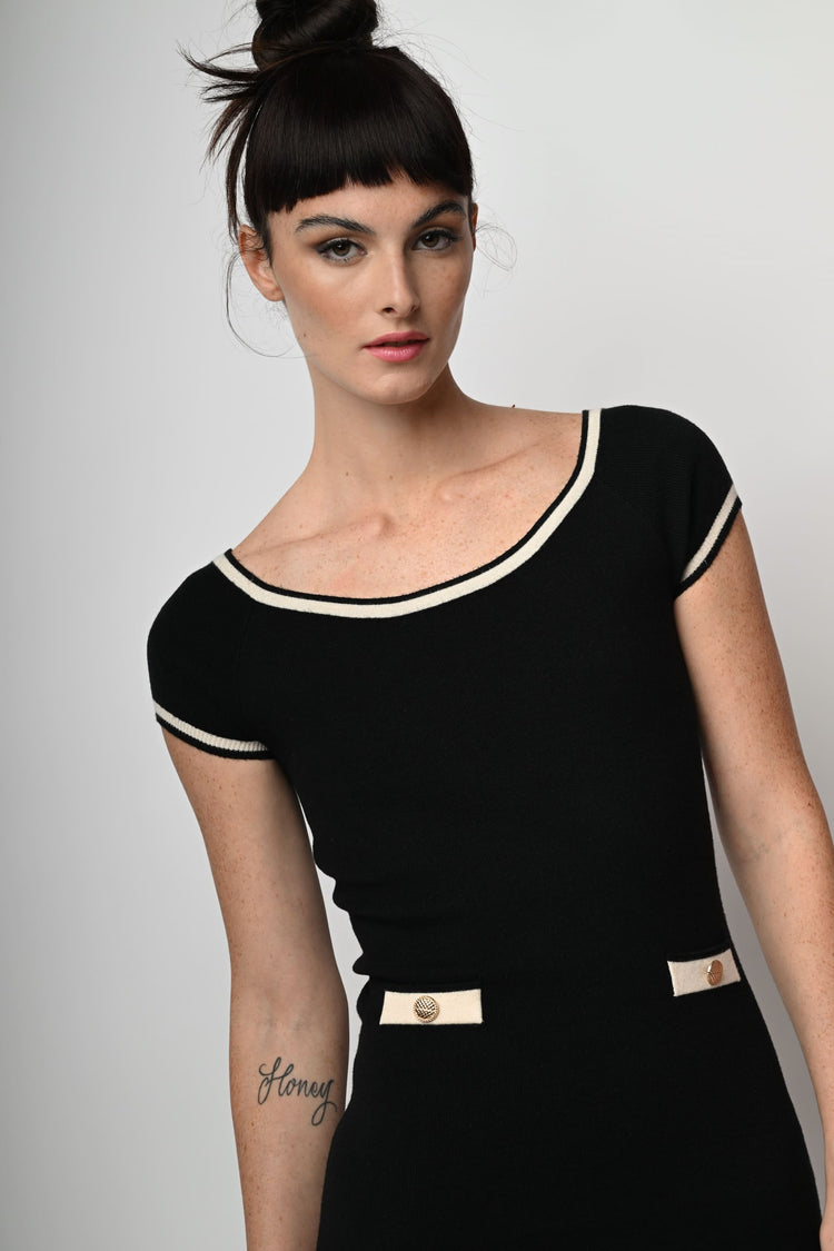 Knit mini dress