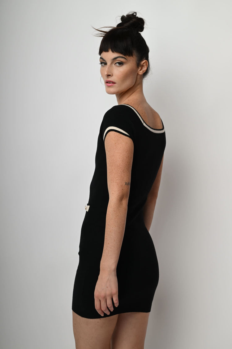 Knit mini dress