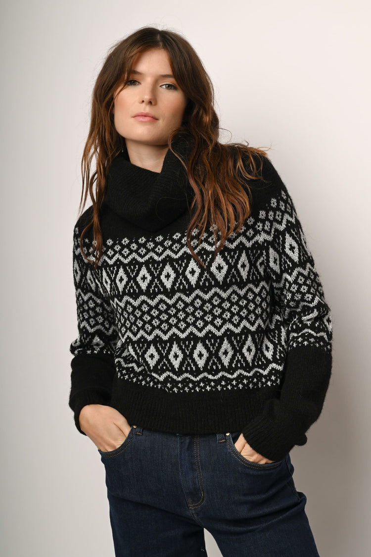 Fair Isle motif sweater