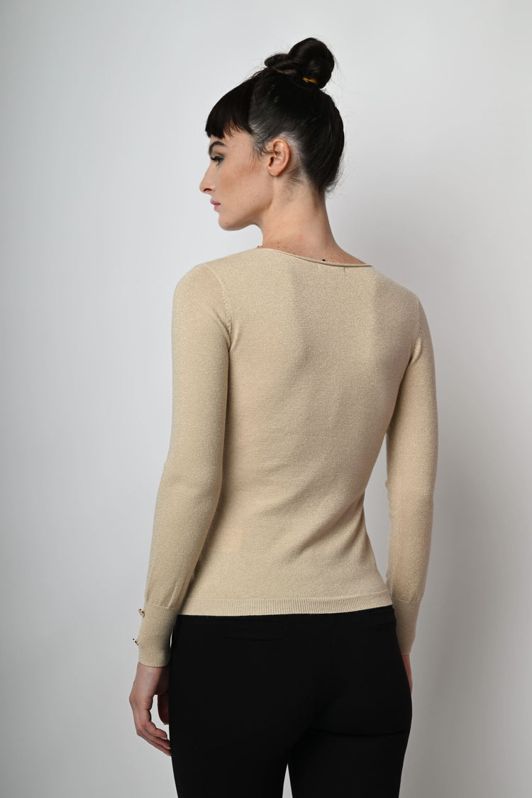 Wrap-style sweater