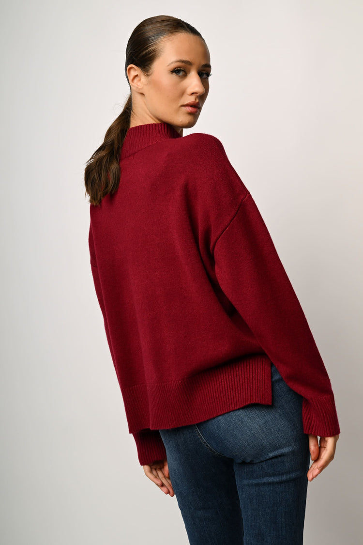 Oversized mock sweater