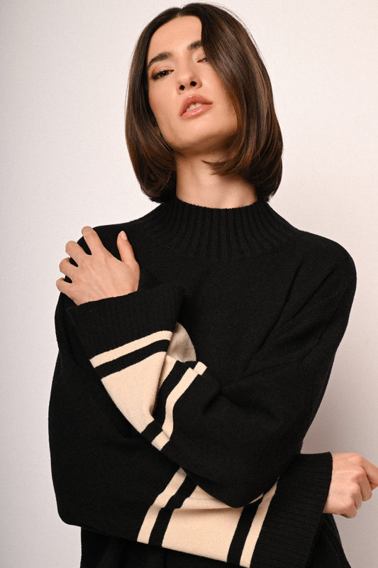 Maglia over con banda manica