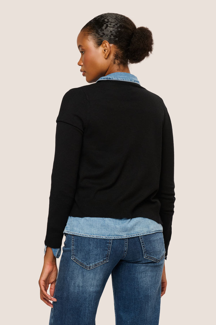 Golden button cardigan
