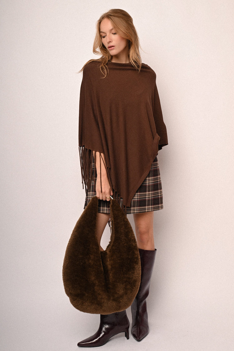 Fringed poncho