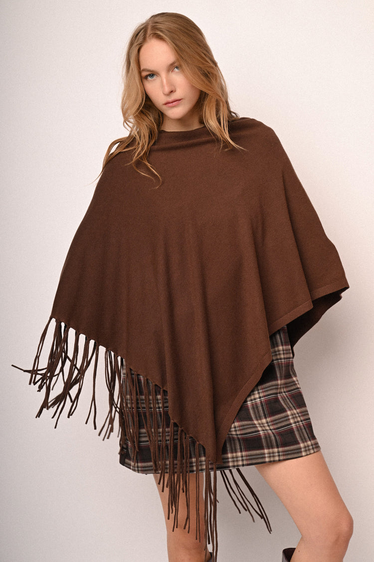 Fringed poncho