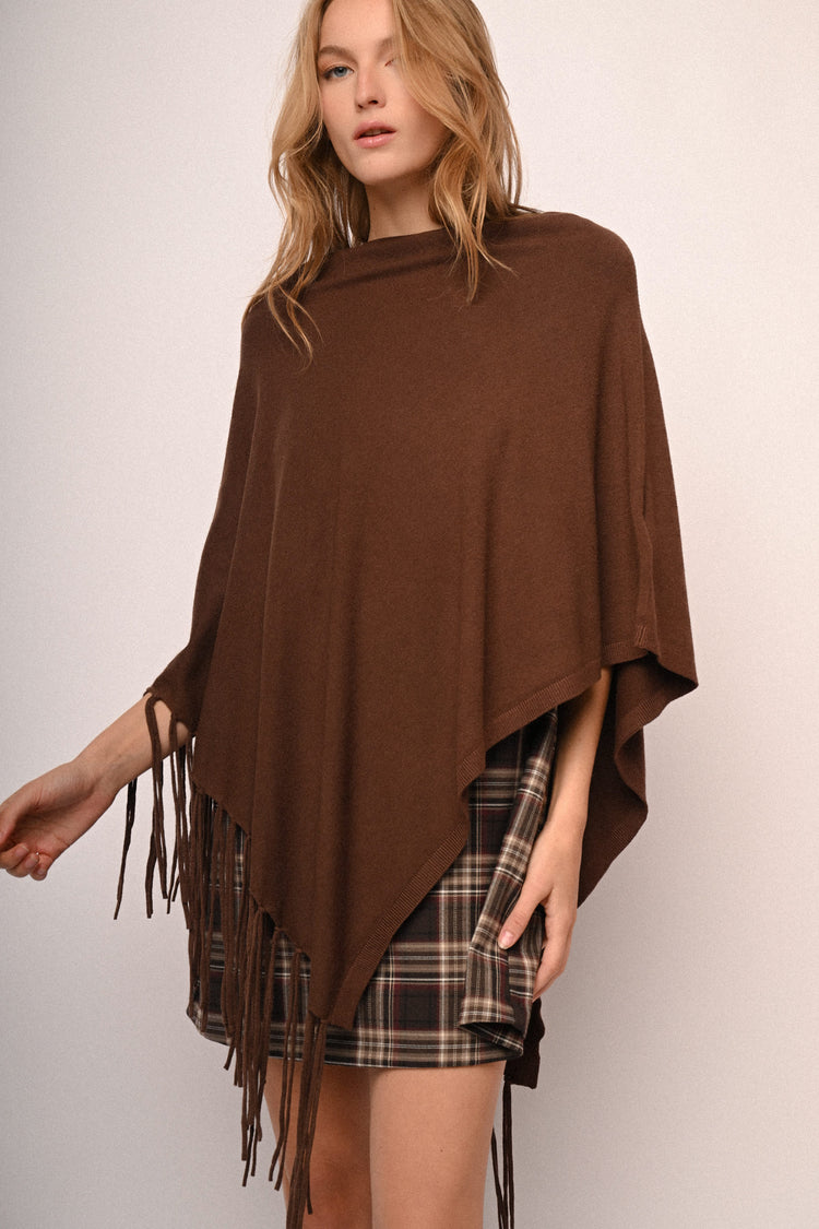 Fringed poncho