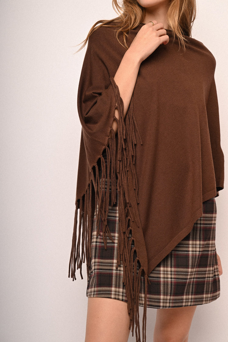 Fringed poncho