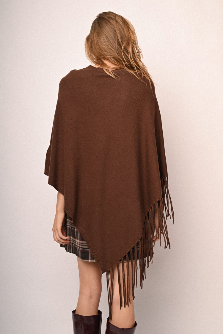 Fringed poncho