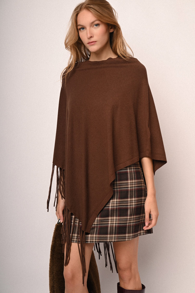 Fringed poncho