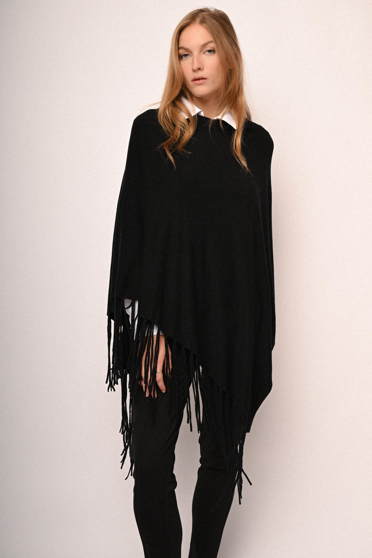 Fringed poncho