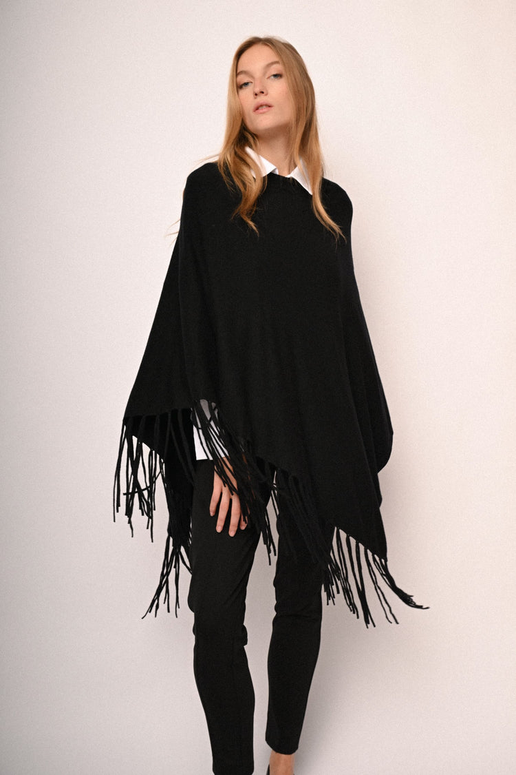 Fringed poncho