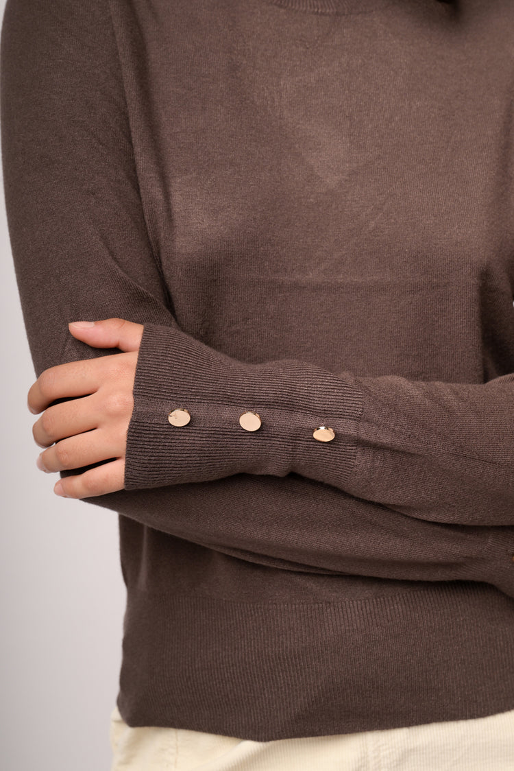 Maglia lupetto con bottoni