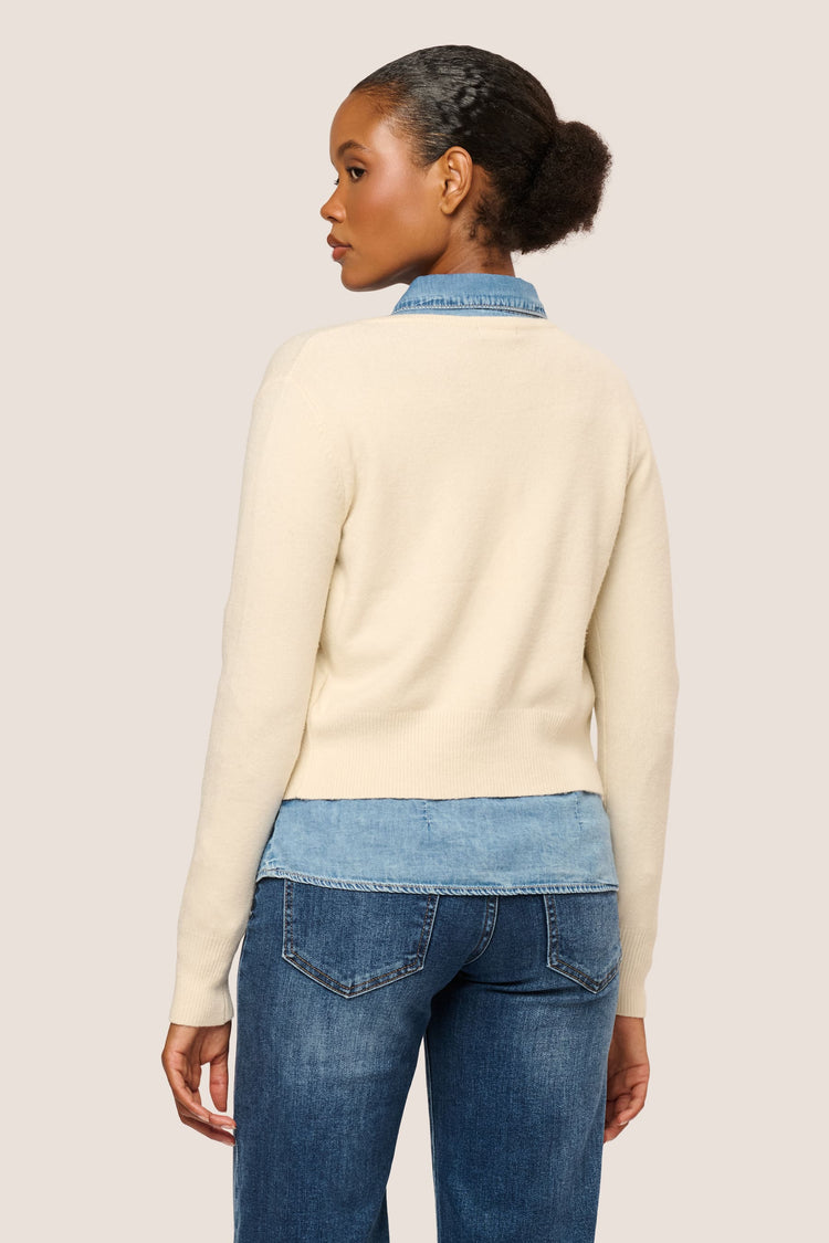 Embroidered cardigan