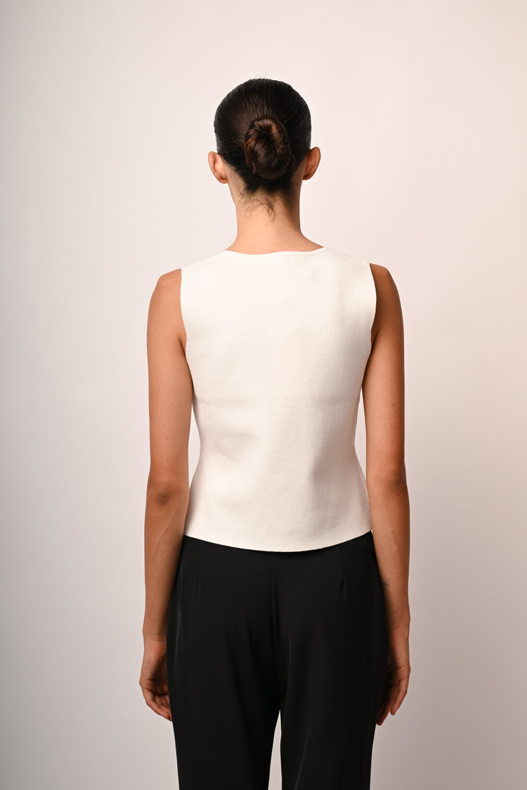 Welt pockets vest