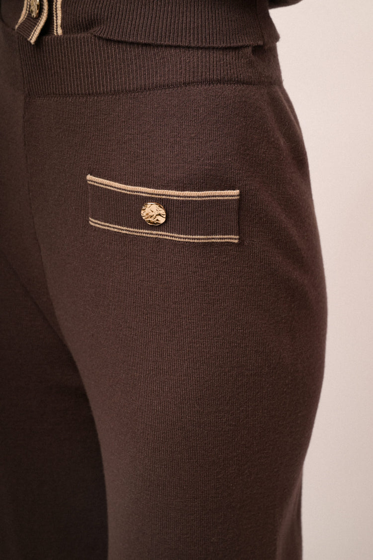 Pantaloni tasche con profili
