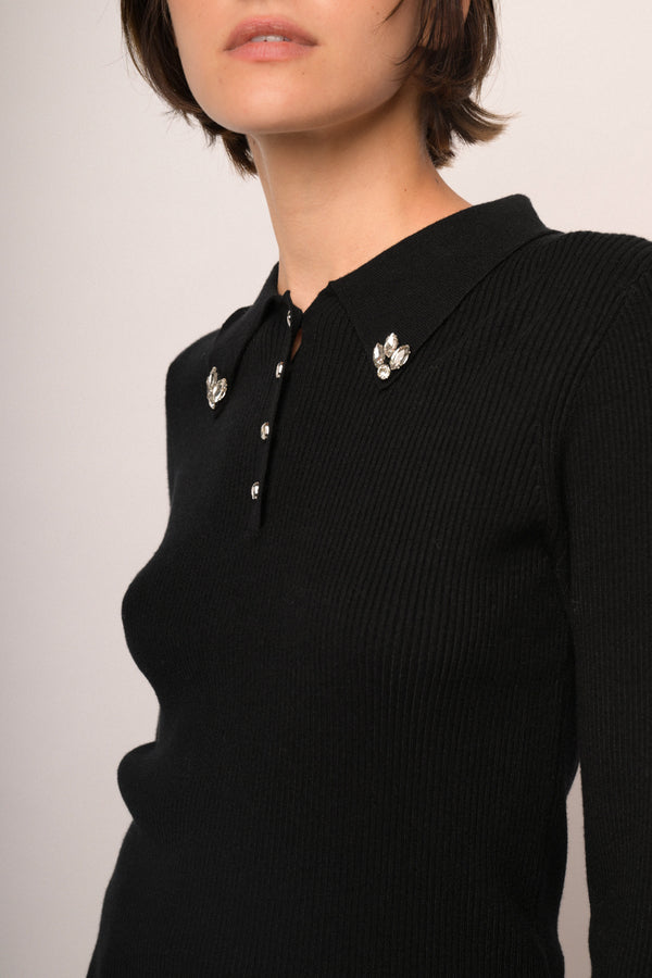 Maglia calcetto con strass