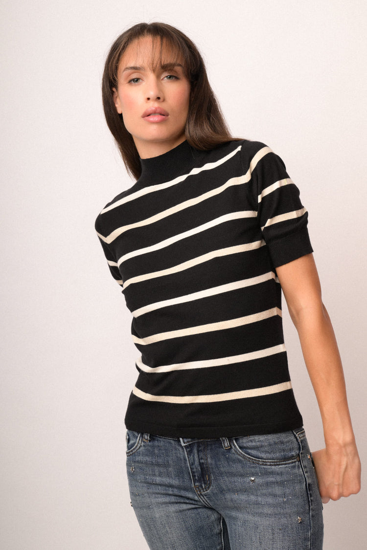 Maglia lupetto e lurex