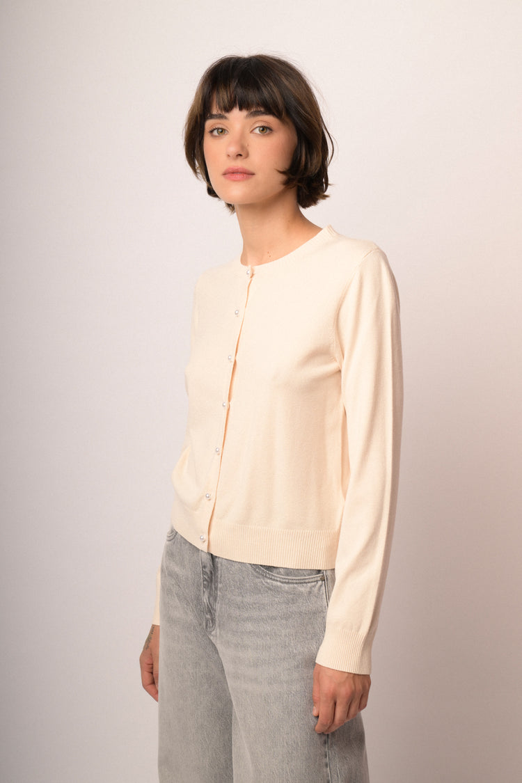 Cardigan con fiocchi