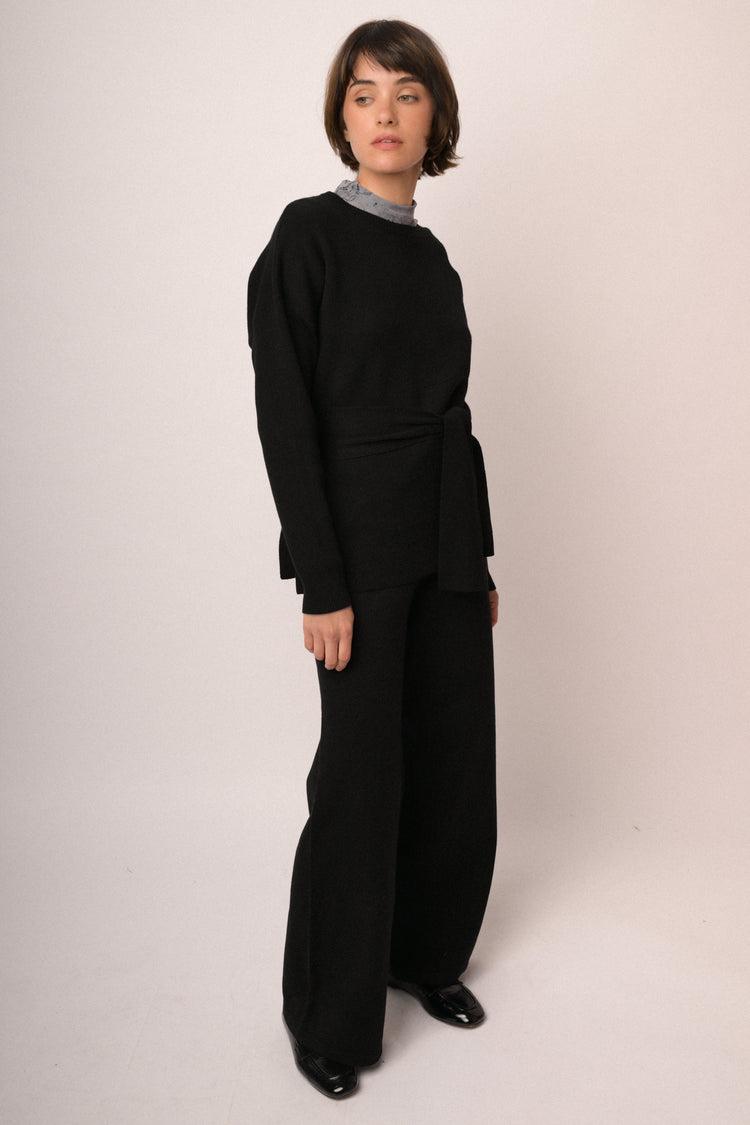 Maglia over con cintura