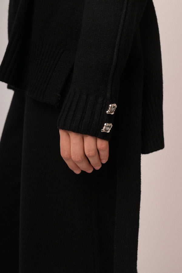 Maglia collo con cintura
