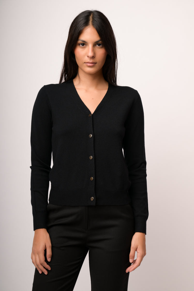 Cardigan over con bottoni
