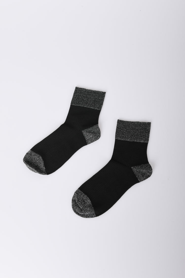 Set of two lurex pair of socks