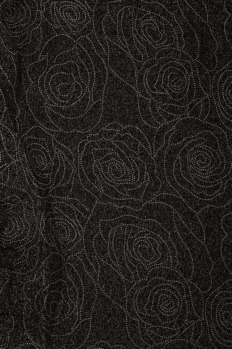 Rose embroidery stole