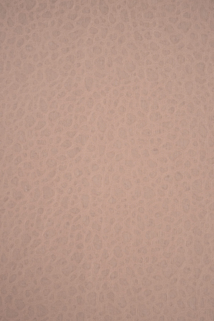 Beige graphic motif scarf