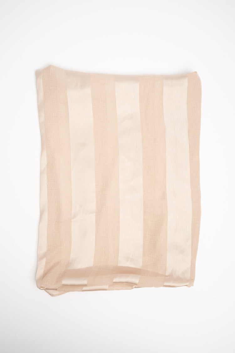 Blush striped stole