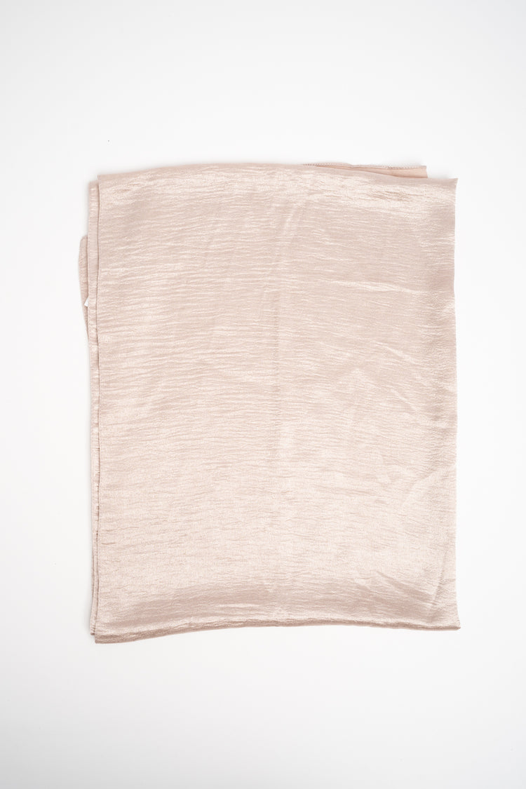 Baby rose satin basic stole