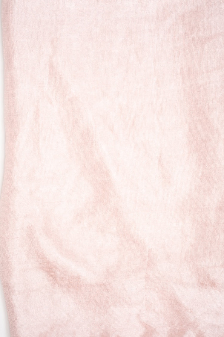 Baby rose shiny fabric stole