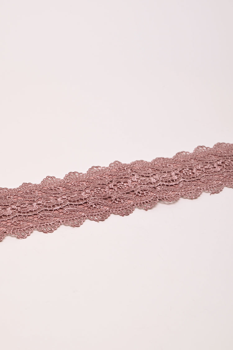 Lace sash belt