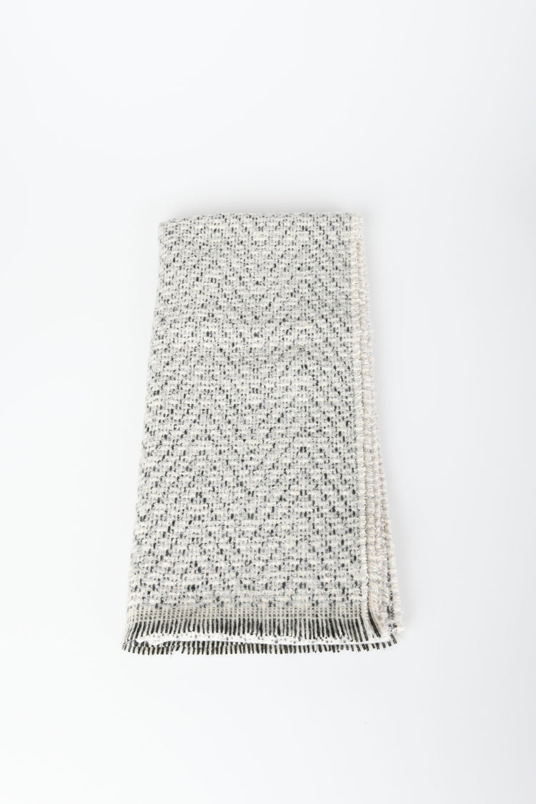 Chevron motif scarf