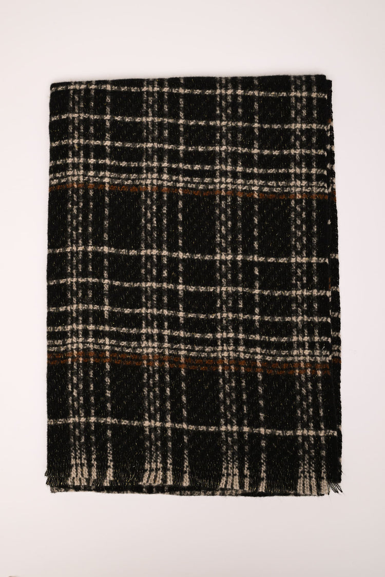 Chek motif scarf