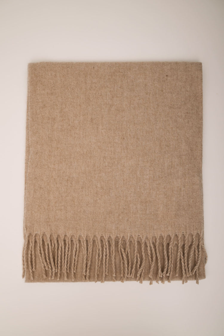 Wool-blend basic scarf