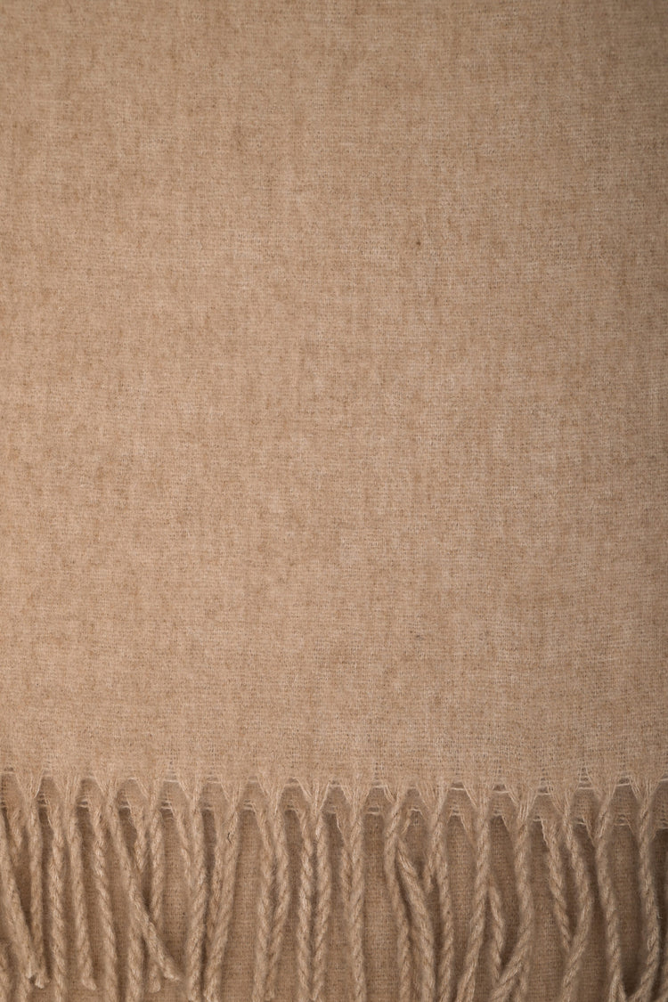 Wool-blend basic scarf
