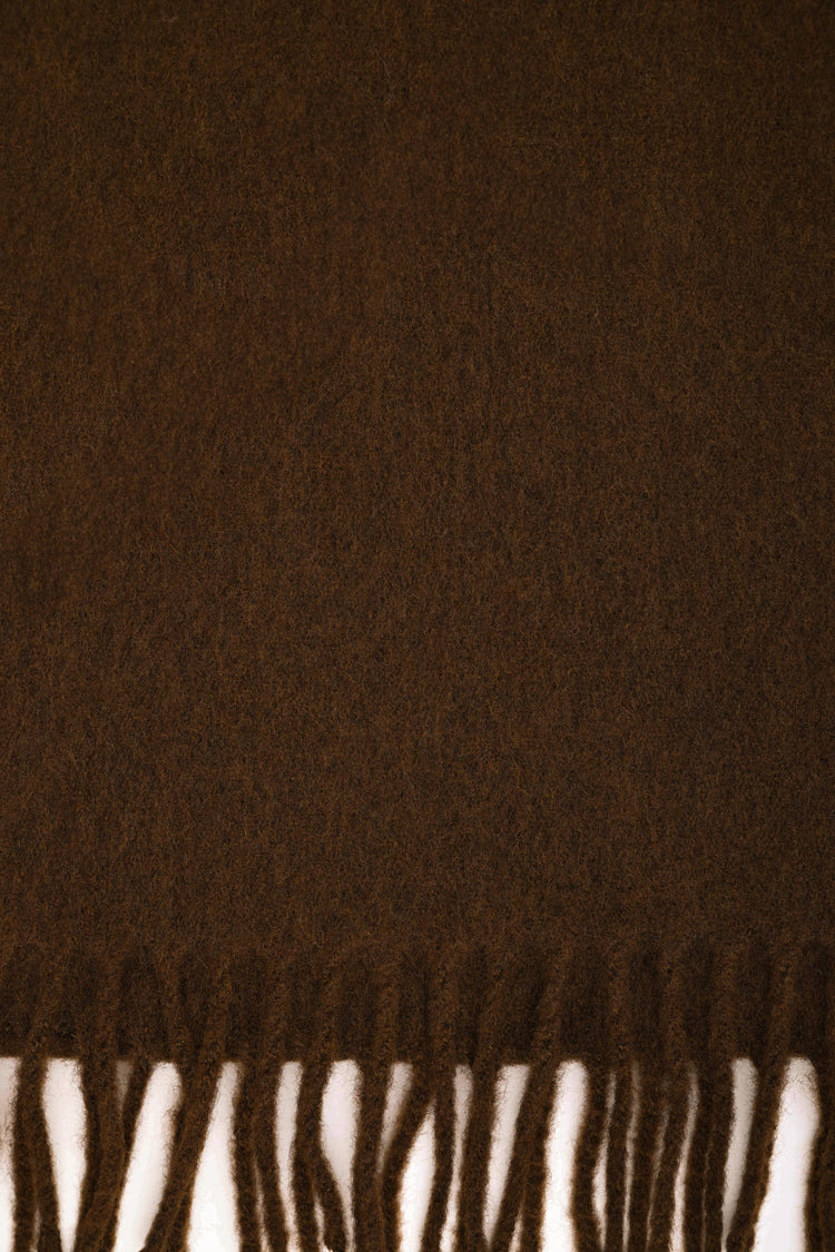 Wool-blend basic scarf