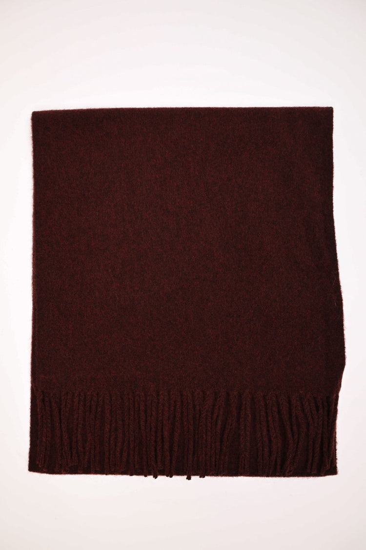 Wool-blend basic scarf
