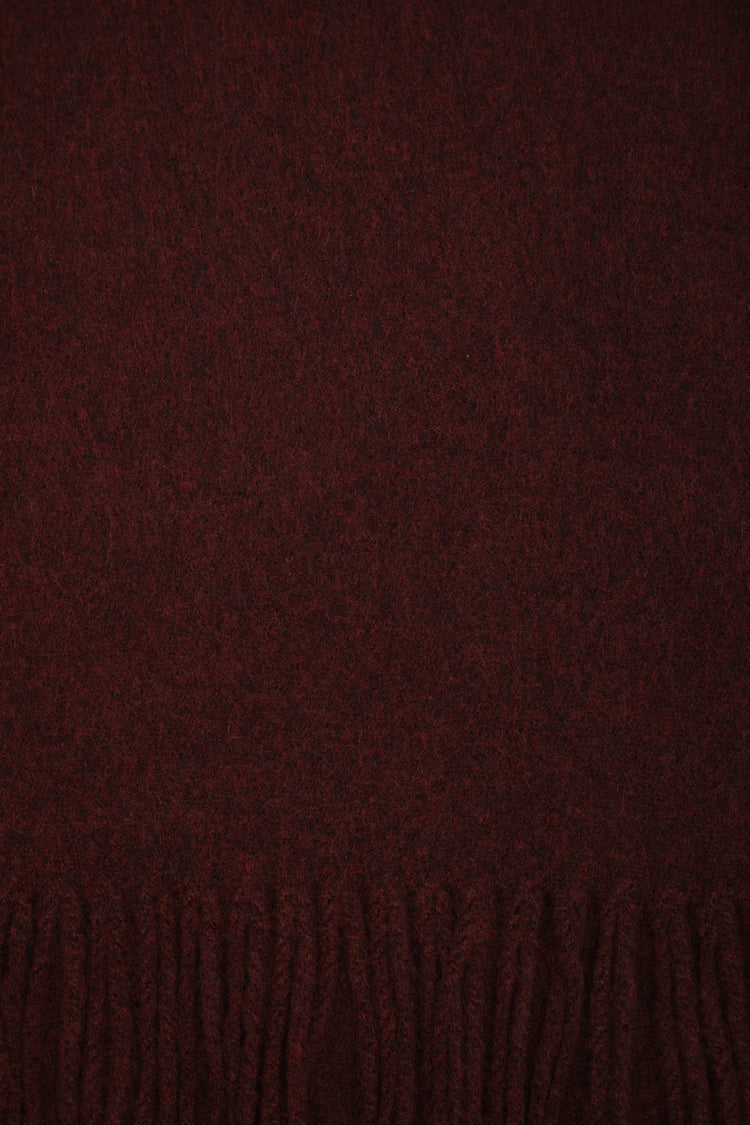 Wool-blend basic scarf