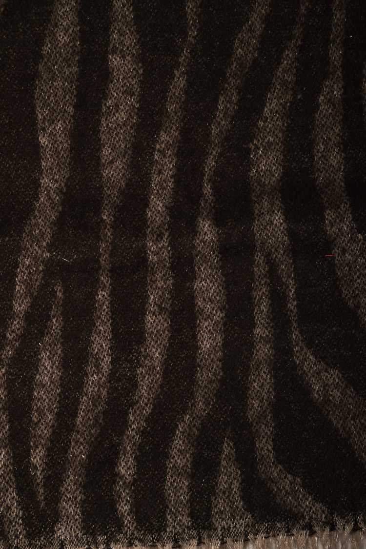 Animalier jacquard scarf
