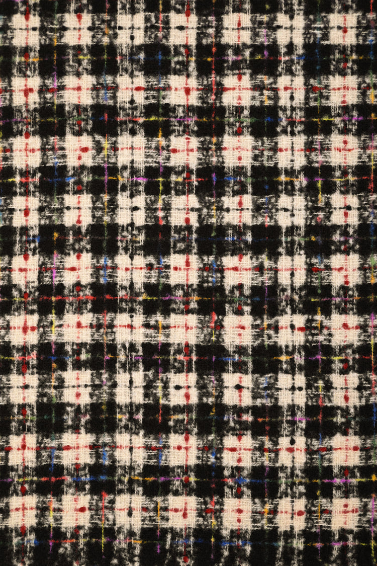 Check motif scarf