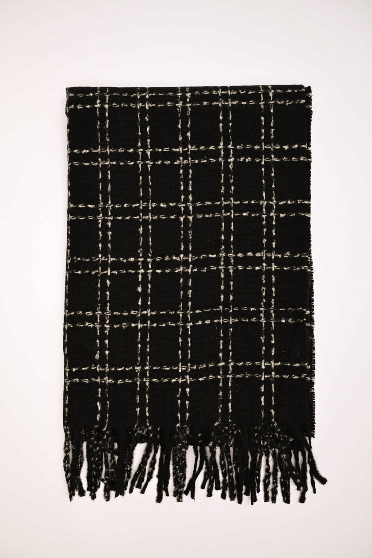 Check motif scarf
